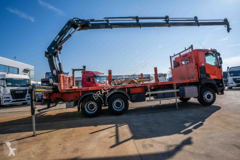 شاحنة Renault  K380 DXI -6x4+HIAB 21 T/m+4 EXT