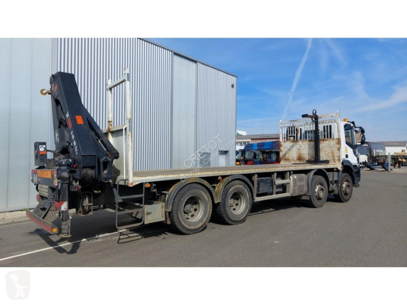 شاحنة Iveco XWAY 8x4 Plateau Grue AD 340X46 Z OFF