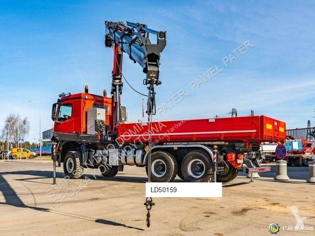 شاحنة Mercedes AROCS 3345 6x6 HMF 3220 Winch...