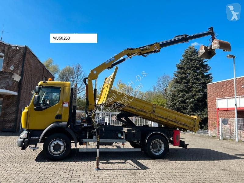 شاحنة Renault D14 220 3Skipper + Effer 65 2S Kran