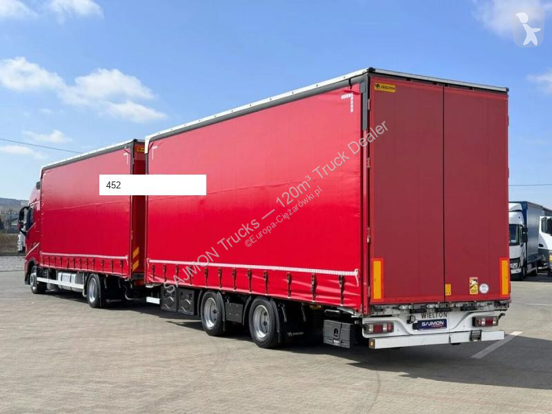 شاحنة مقطورة Volvo 420 / ZESTAW TANDEM 120M3 /...