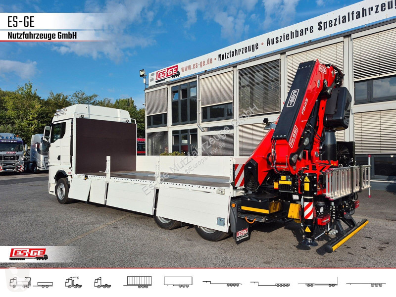 Kamión MAN 26.480 6x2-4 LL CH mit Fassi...