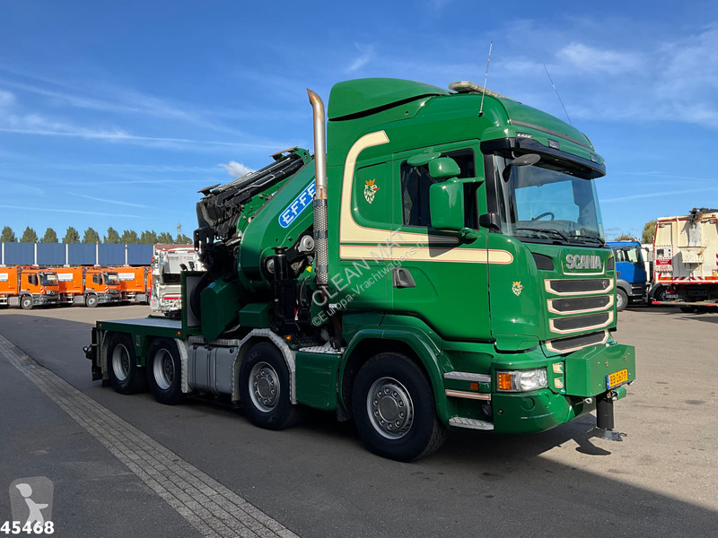شاحنة Scania R 490 8x4 Euro 6 Effer  Tonmeter...
