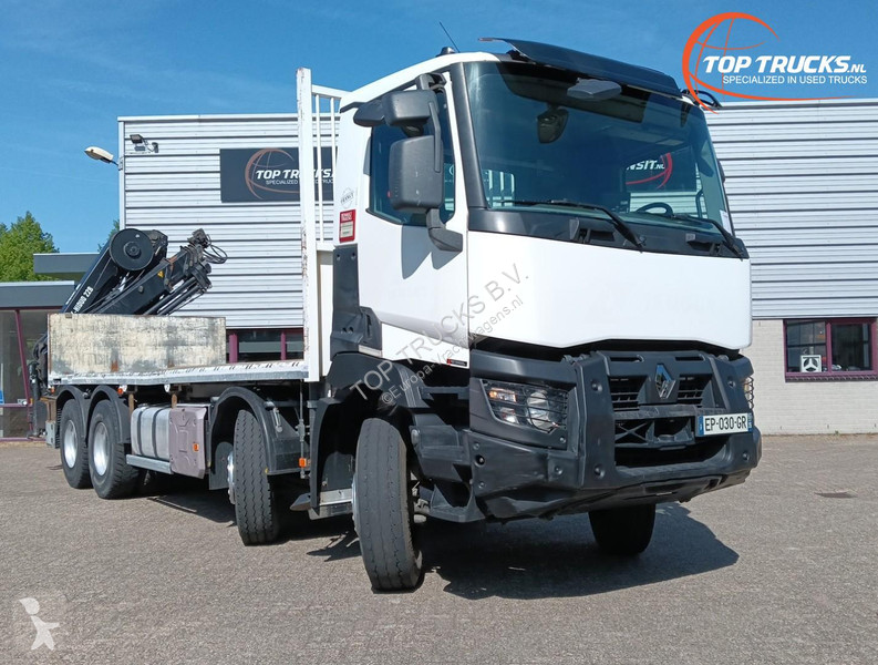 شاحنة Renault C430 8x4 - HIAB 22TM Crane,...