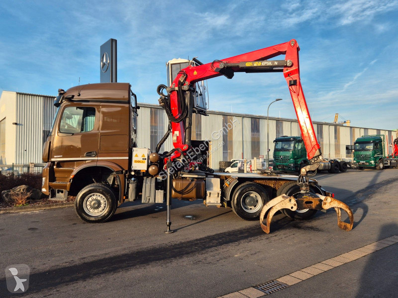 شاحنة Mercedes 3351 LS 6x6 Palfinger S260Z96 Y...