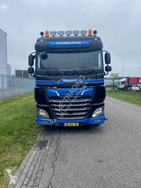 شاحنة DAF 480 FAN,Hyva haakarm , euro 6 ,...