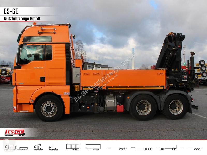 شاحنة MAN 26.540 + HIABV-Ladekran 477E-4 HIPRO