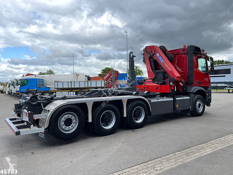 Camion Mercedes 3251 8x4 Euro 6 HMF 26 Tonmeter...