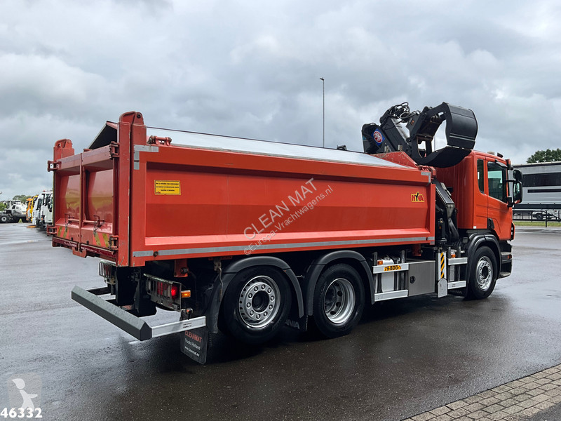 شاحنة Scania 320 HMF 14 Tonmeter Z-kraan Just...