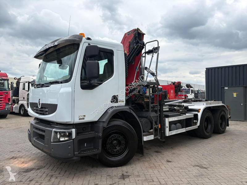 شاحنة Renault 370DXI + HMF 1430 K3 + 6X4 +...
