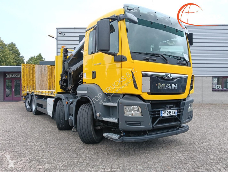 Nosič strojů MAN 35.500 8x2 - Hiab 37.7TM...