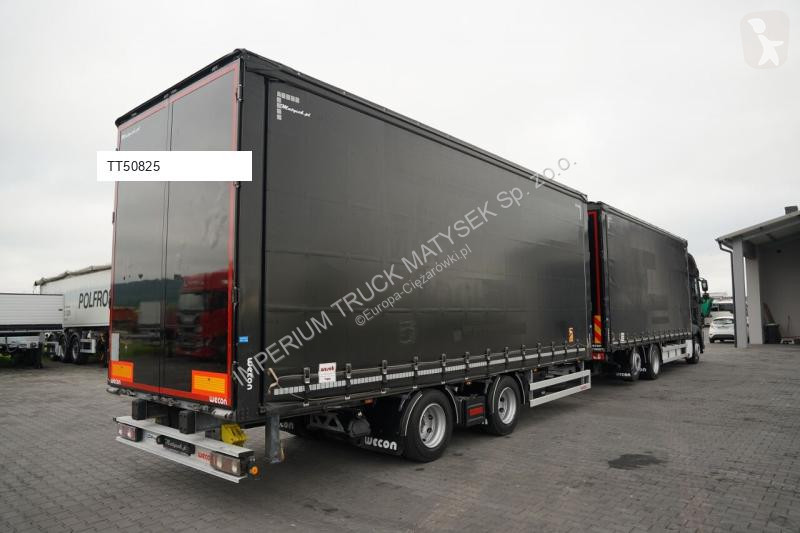 شاحنة مقطورة DAF XF 480 / ZESTAW TANDEM 120 M3...