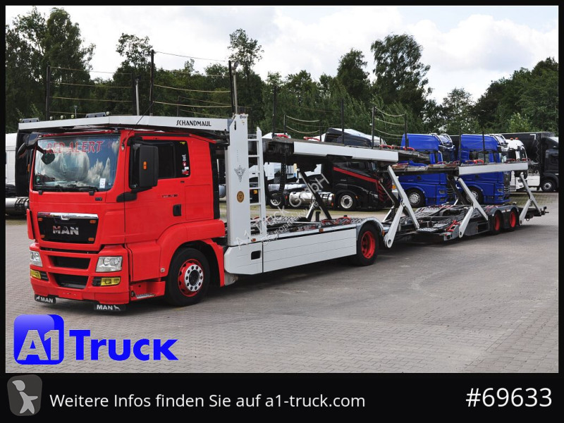 شاحنة MAN 18.400 TGX, Autotransporter Kässbohrer,