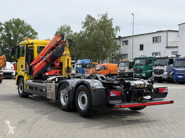 Lastbil MAN TGS 26.440 6x4H Abrollkip Kran...