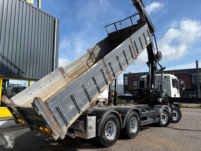 شاحنة MAN 35.440 + HIAB 322 E-7 HIPRO + TIPPER...