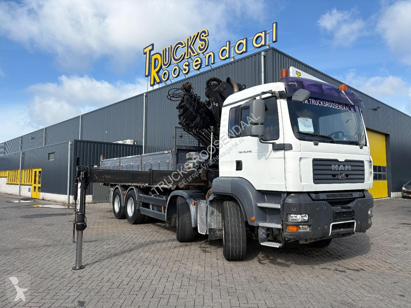 شاحنة MAN 35.440 + HIAB 322 E-7 HIPRO + TIPPER...