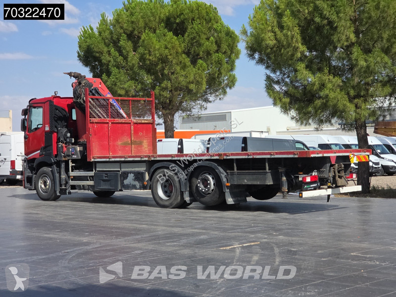 شاحنة Renault C 380 6X2 Grua HMF 4020 6x...