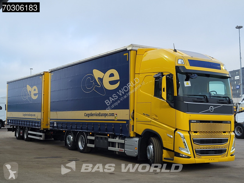 شاحنة Volvo 460 6X2 Curtainsider Combi LNG...