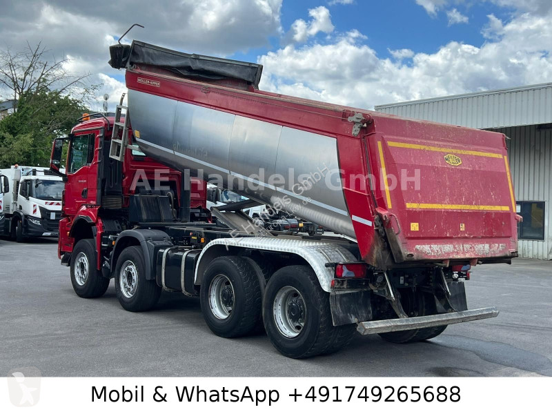 شاحنة MAN 35.510 8x4 BB Meiller 17m³ Thermo...