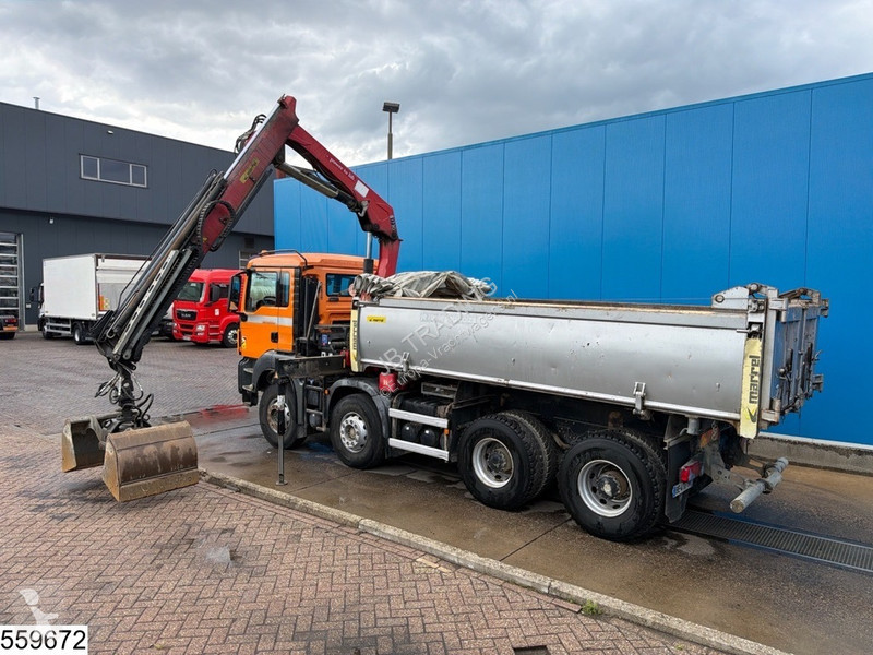 شاحنة MAN 35 400 8x4, EURO 5, HMF, Retarder,...