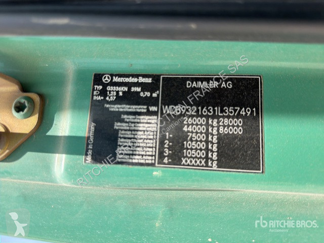 شاحنة Mercedes  ACTROS 3336