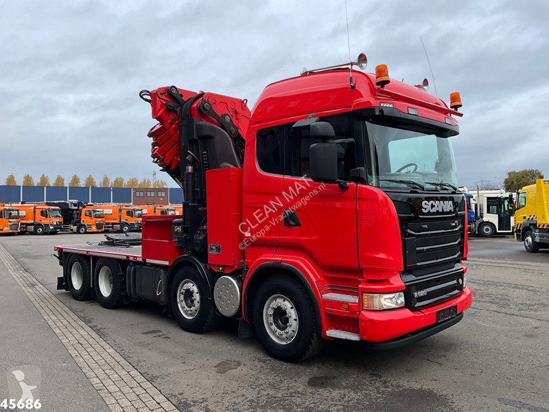 شاحنة Scania 620 V8 8x4 Hiab 105 Ton/meter...