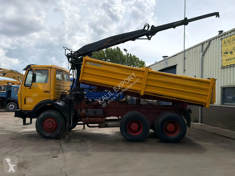 Ciężarówka Mercedes SK Kipper + Crane 6x6 V8...
