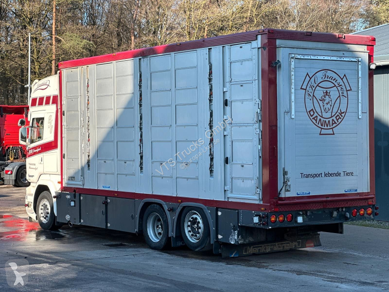 شاحنة Scania R520 6x2  4.Stock Menke Hubdach...