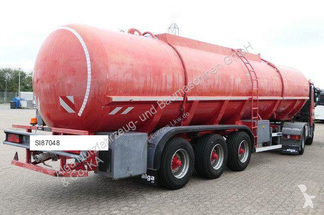 شاحنة  Alu, 39m³, 1 Kammer, Wassertank,Blatt