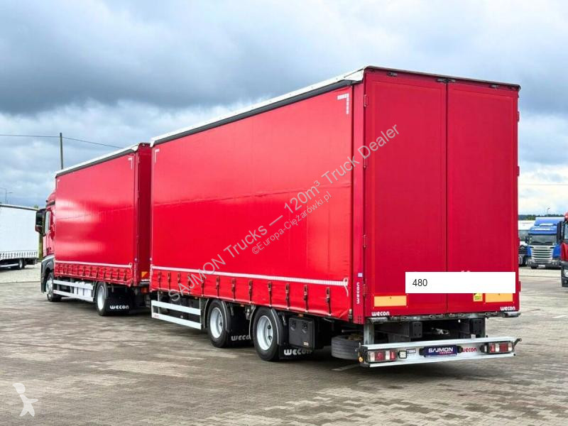 Camion Mercedes ACTROS L / ZESTAW TANDEM 120 M3...