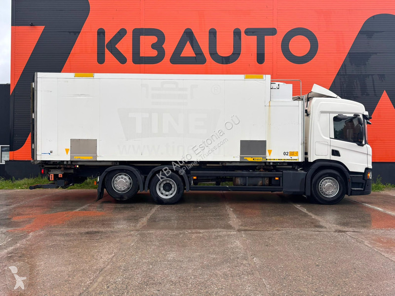 شاحنة Scania P 500 6x2*4 CARRIER / BOX =7702 mm...