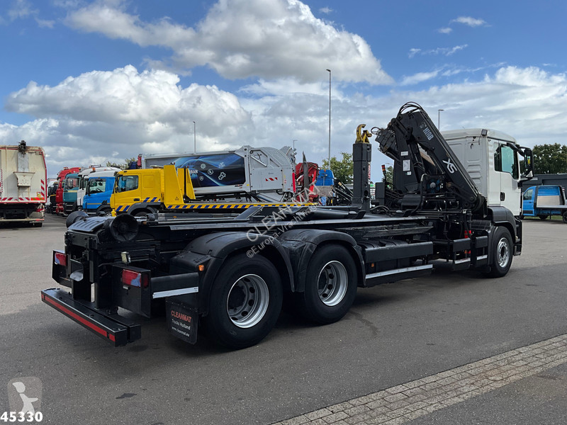 شاحنة MAN TGS 6x4 Hiab 12 Tonmeter laadkraan