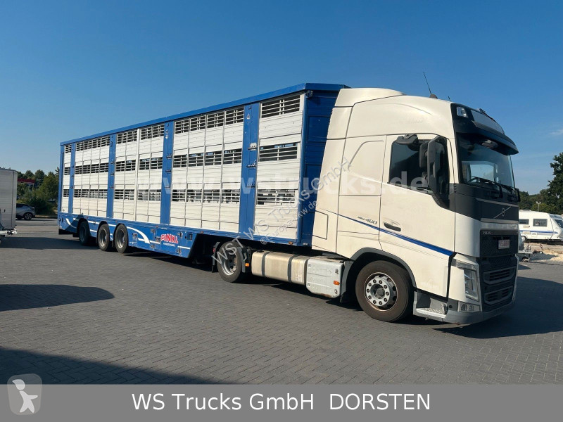 شاحنة Volvo 460 Mega mit Finkl 3 Stock Hubdach