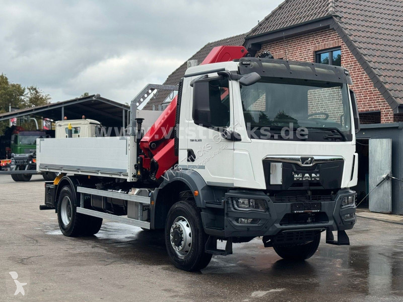 شاحنة MAN TGM TG3 4x4 HMF Ladekran Pritsche