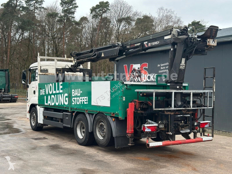 شاحنة MAN TGS 6x2 Euro4 Pritsche + Terex Ladekran