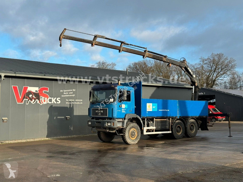 شاحنة MAN 6x6 Pritsche + HIAB-Ladekran