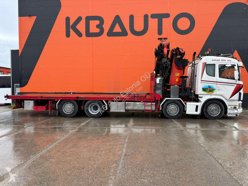 شاحنة Scania R 124 8x2*6 PK 72002 + JIB /...