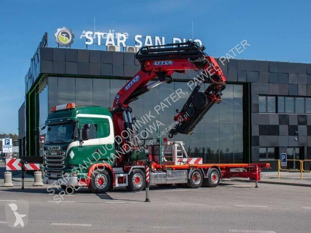 شاحنة Scania R490 8x2 EFFER 955 Fly Jib Winch...