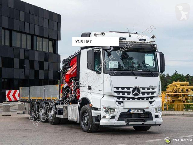 شاحنة Mercedes AROCS 3253 8x4 HMF 5020 Fly Jib...