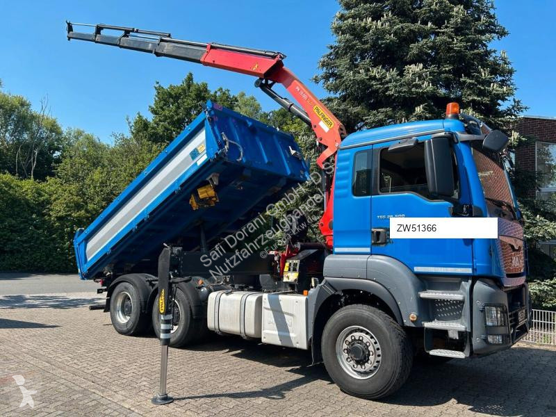 شاحنة MAN 26.500 3Skipper + PK19001 Kran 6x6...