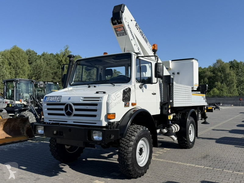 Camion Mercedes UNIMOG 437 4x4 Zwyżka RUTHMANN...