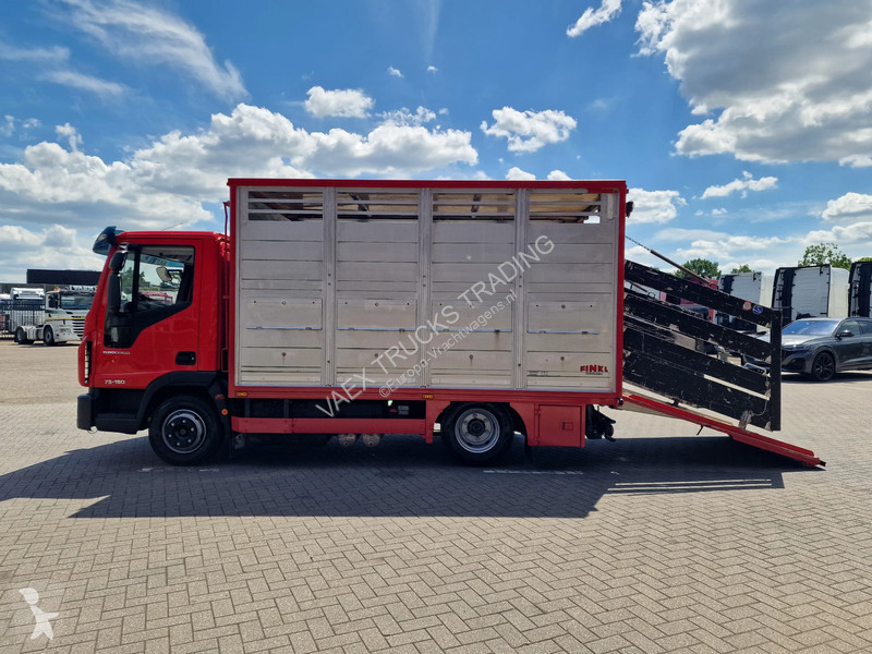 شاحنة Iveco 75.190 - Finkl Livestock 1 deck -...