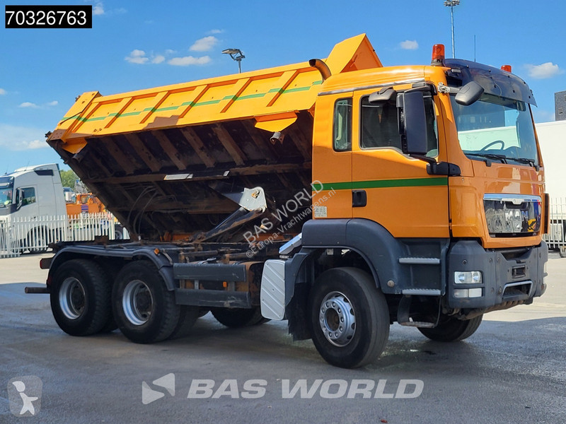 شاحنة MAN 33.400 6X4 10m3 2-way tipper Steel...