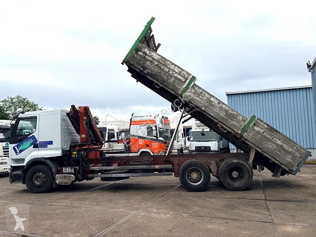 شاحنة Renault 385 .26G 6x2 PALFINGER / KIPPER...