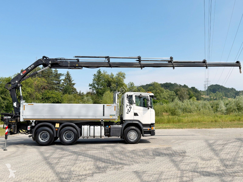 شاحنة Scania 410 * Kipper 5,20 m + KRAN/FUNK *...