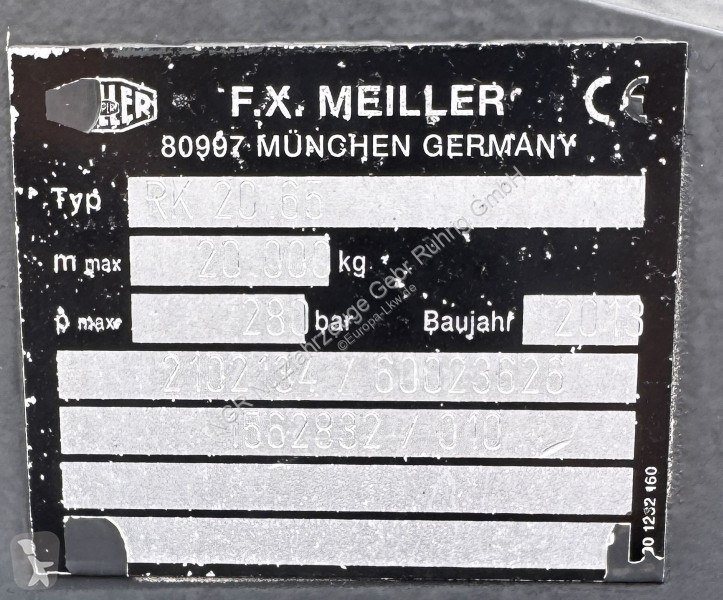 شاحنة Mercedes 2541 6X2 Abroller Meiller mit...