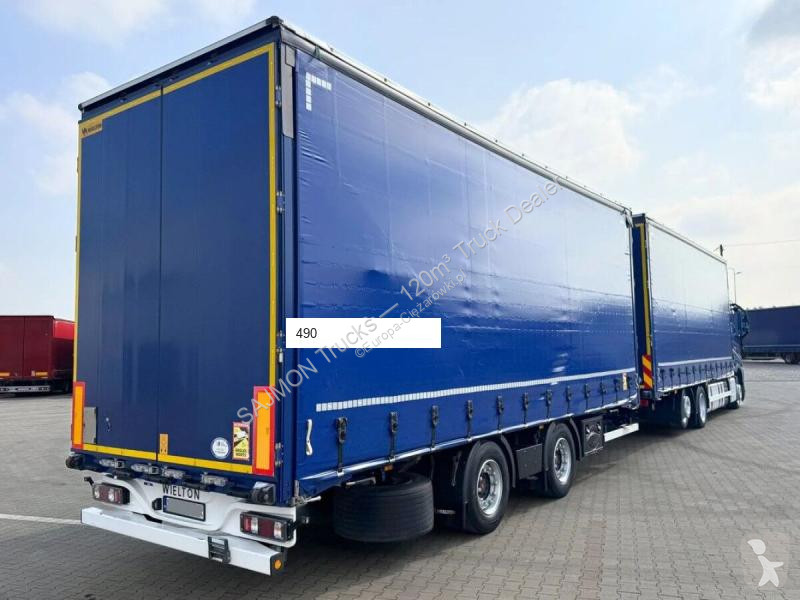 شاحنة مقطورة Volvo FH 460 / ZESTAW TANDEM 120M3...