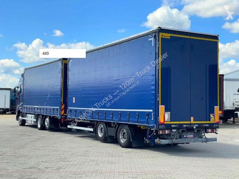 شاحنة مقطورة Volvo FH 460 / ZESTAW TANDEM 120M3...