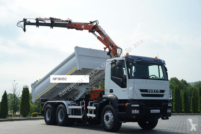 شاحنة Iveco TRAKKER 410 / 6X4 / 2 STR. WYWROTKA...