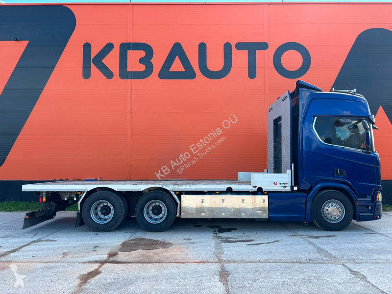شاحنة Scania R 650 6x4 RETARDER / PATFORM =6851 mm